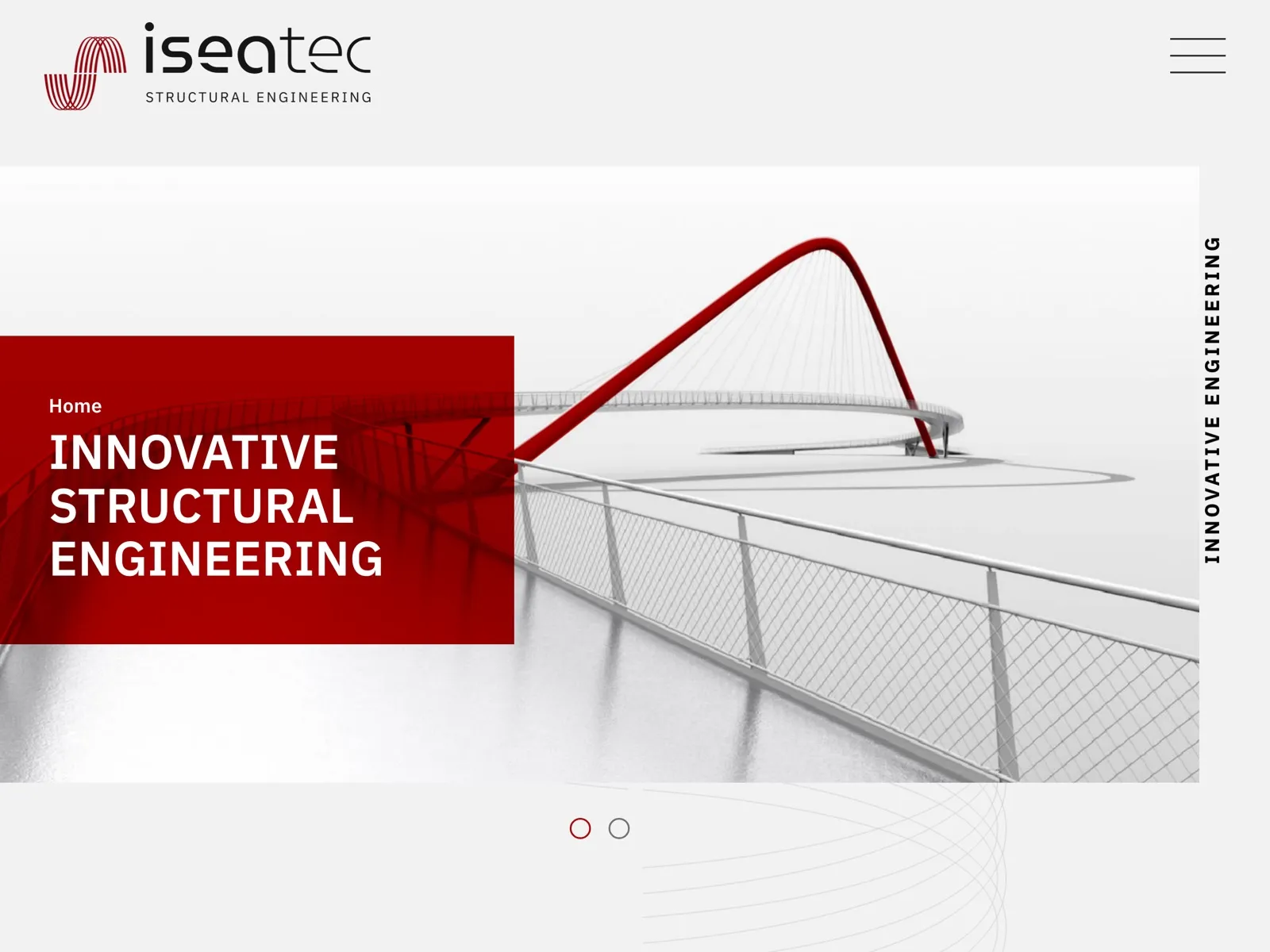 Startseite von iSEA Tec, Structural Engineering