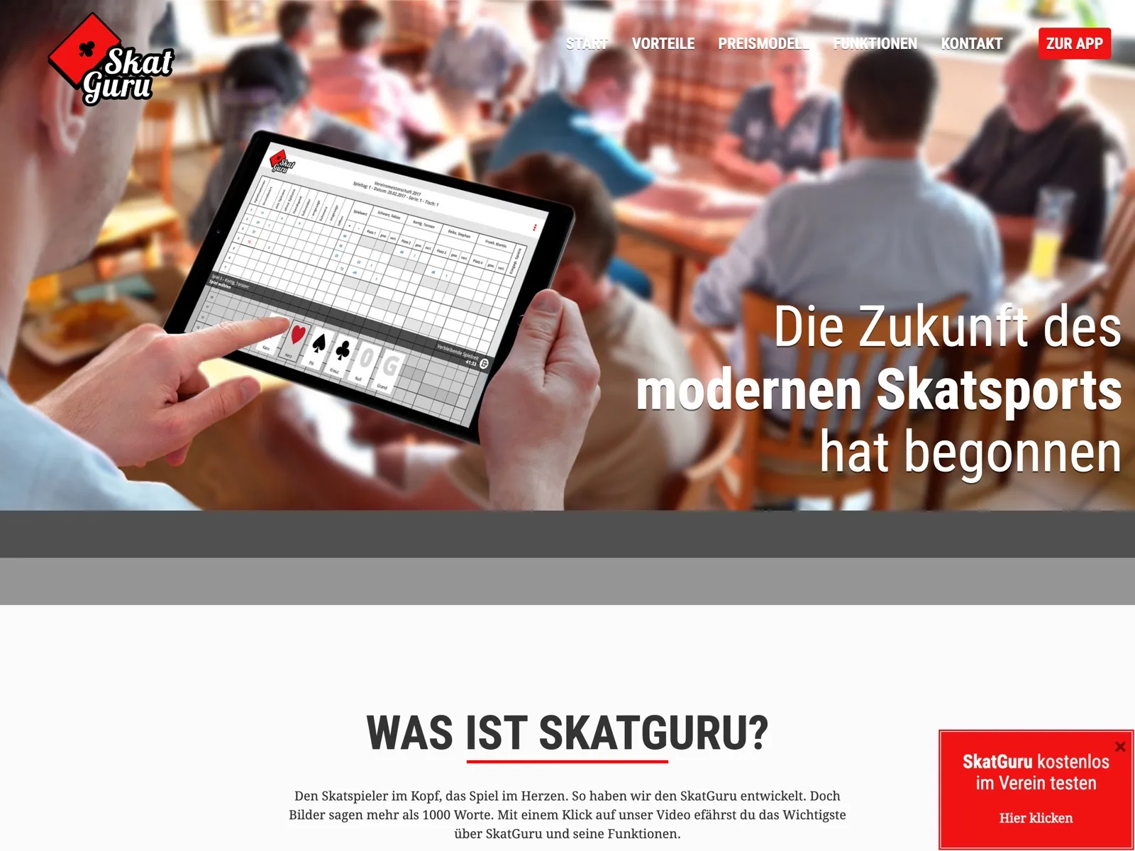 Startseite von SkatGuru